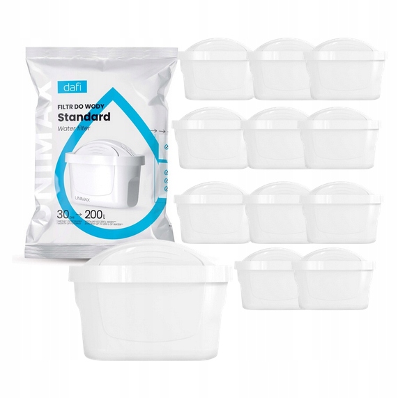 12x WKłAD Filtrujący Dafi Unimax