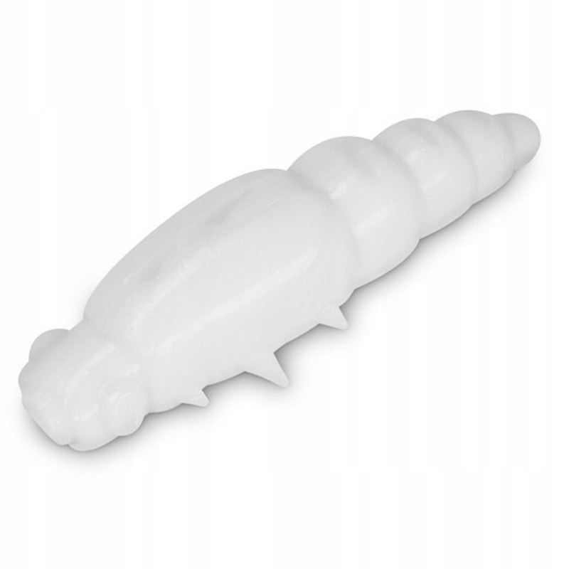 Guma Sztuczna Larwa Delphin Bugo Cheese White 4cm 15szt. Na Pstrąga Okonia