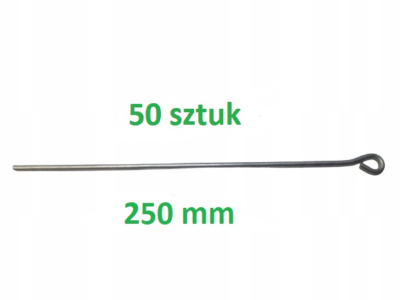 

Pręt mocujący 250mm do wieszaka obrotowego 50 Szt