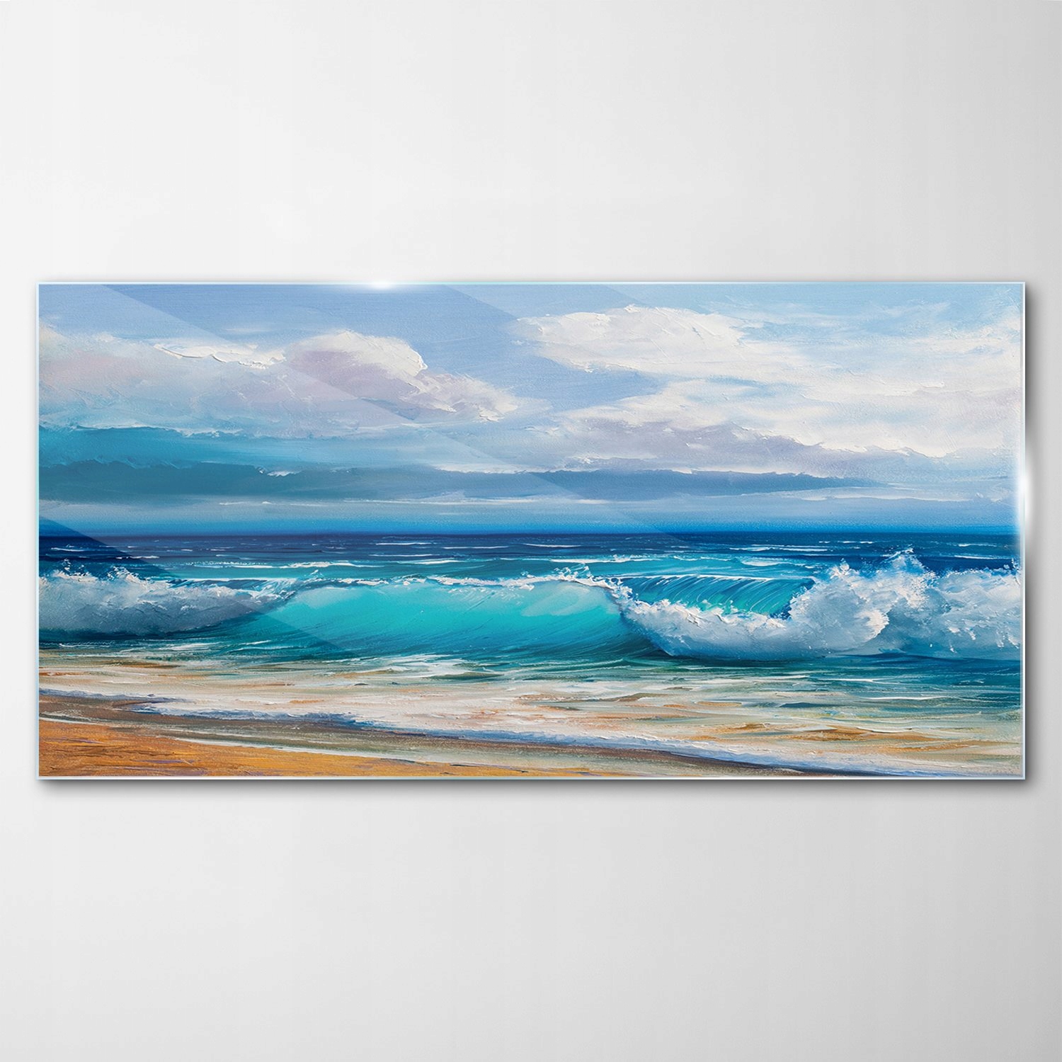 Skleněný obraz Dekor Moře Oceán Vlny Voda 120x60