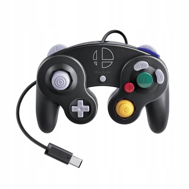Pad przewodowy do konsoli Nintendo Switch czarny