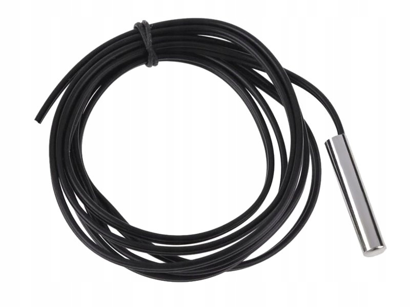 

Czujnik Ntc 10K Ohm 5x25mm z przewodem 3m