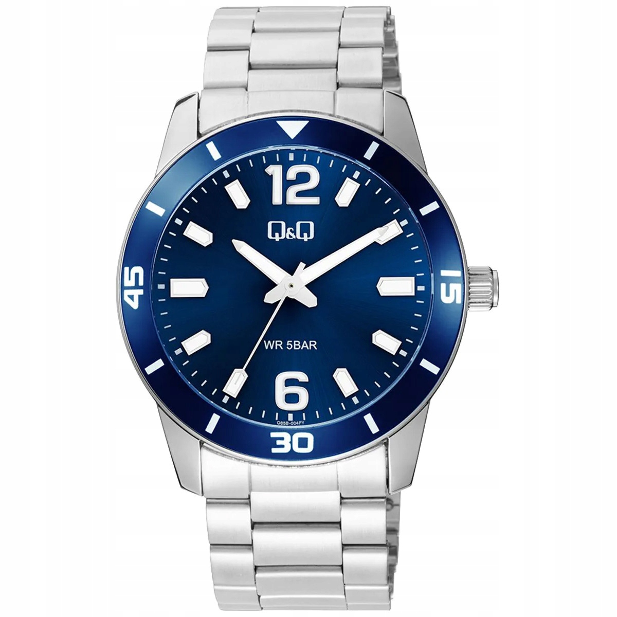 Pánské Hodinky Qq Q85B-004P stříbrné