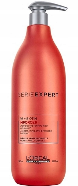 

Loreal szampon Inforcer B6 Biotyna 980ml + Pompka