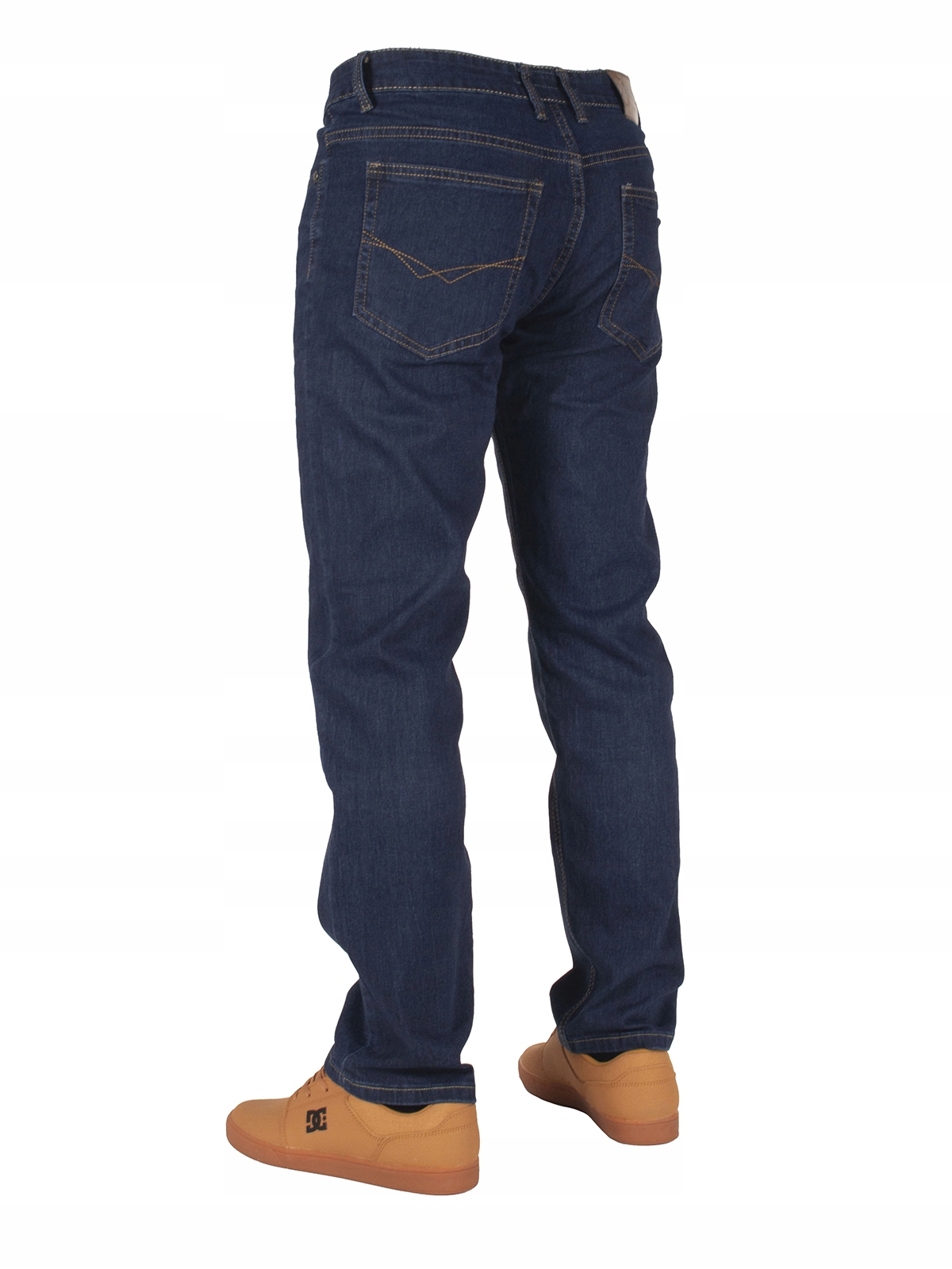 Spodnie męskie jeans W:34 90 CM L:32 granat Rozmiar 34