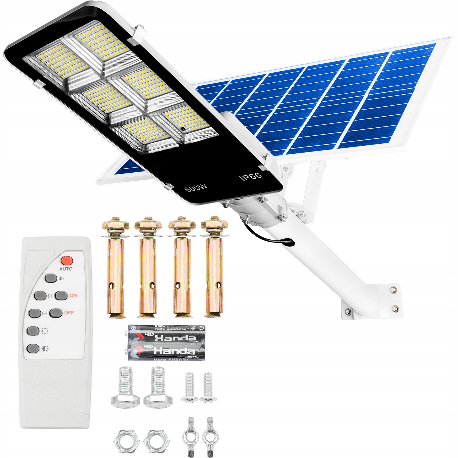 

Lampa Solarna Led 600W Mocna Uliczna Z Pilotem