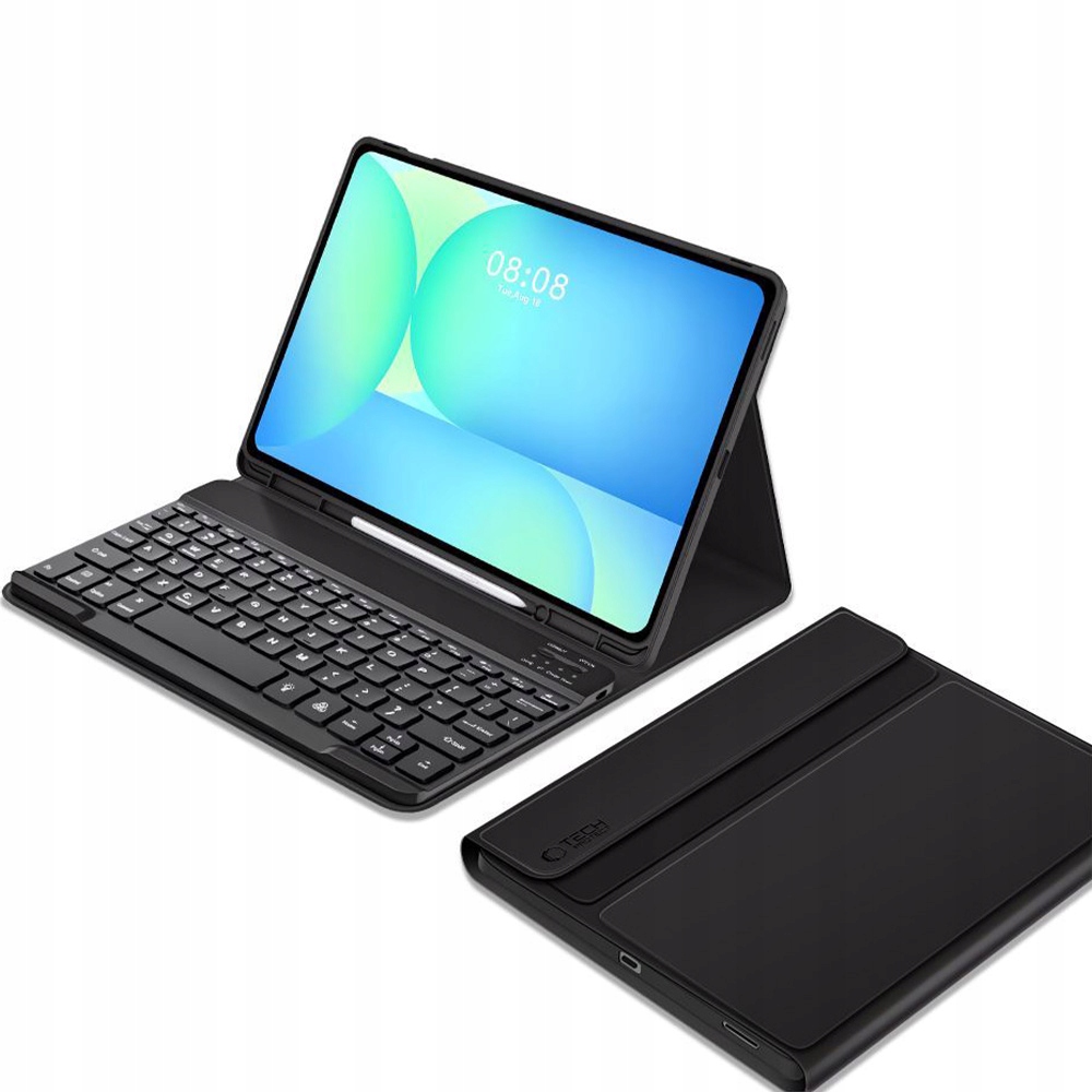 Pouzdro s klopou Tech-Protect pro Samsung Galaxy Tab S10 Fe+, pouzdro s klávesnicí
