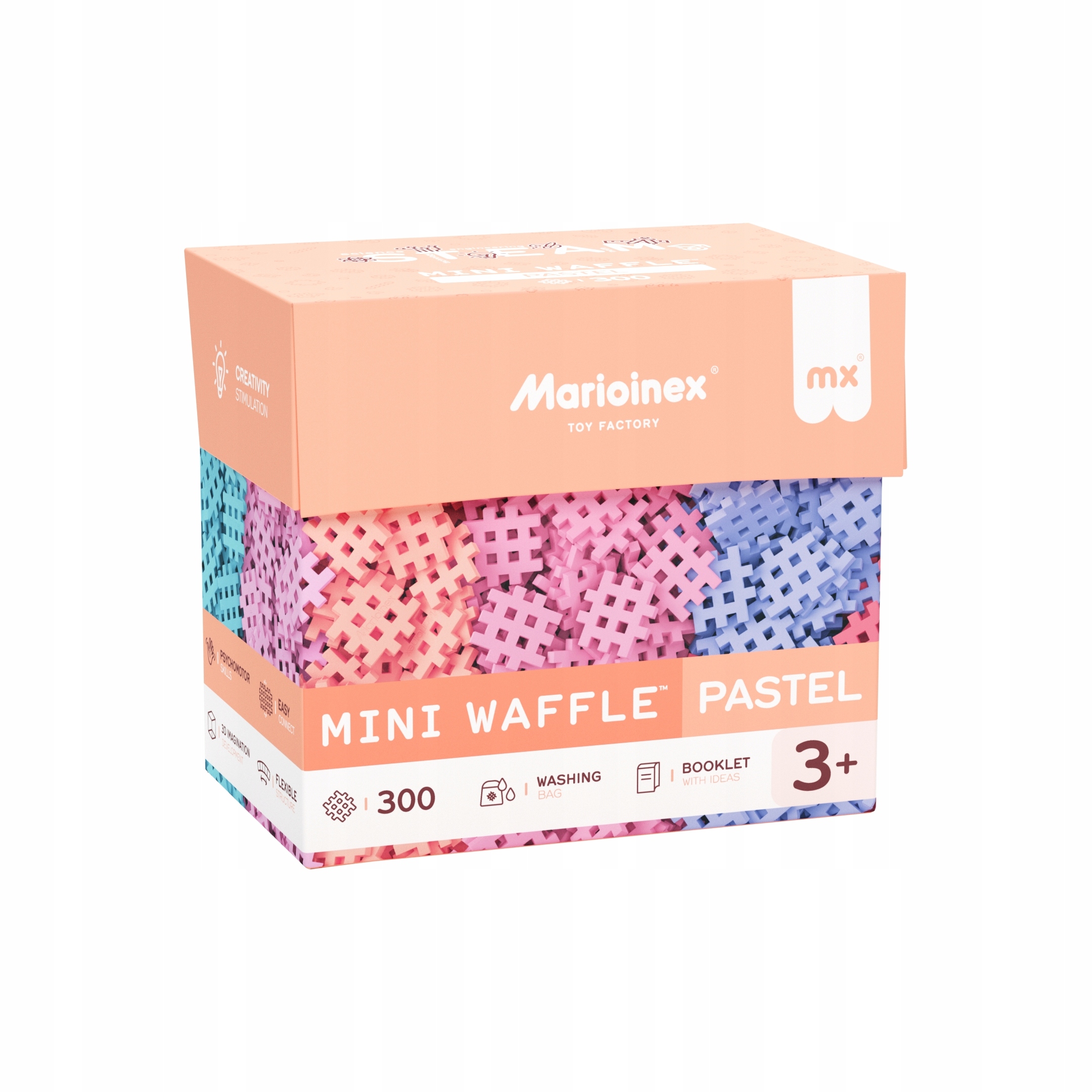 Klocki Marioinex Mini Waffle 903636 300 elementów-Zdjęcie-0