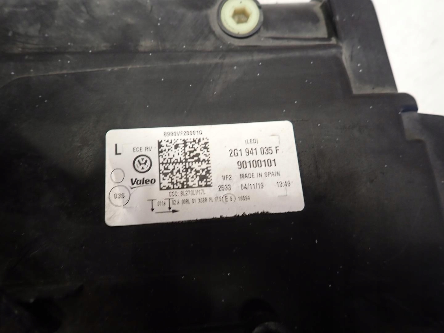 light front front left VW POLO VI 2017- FULL LED 2G1941035F
