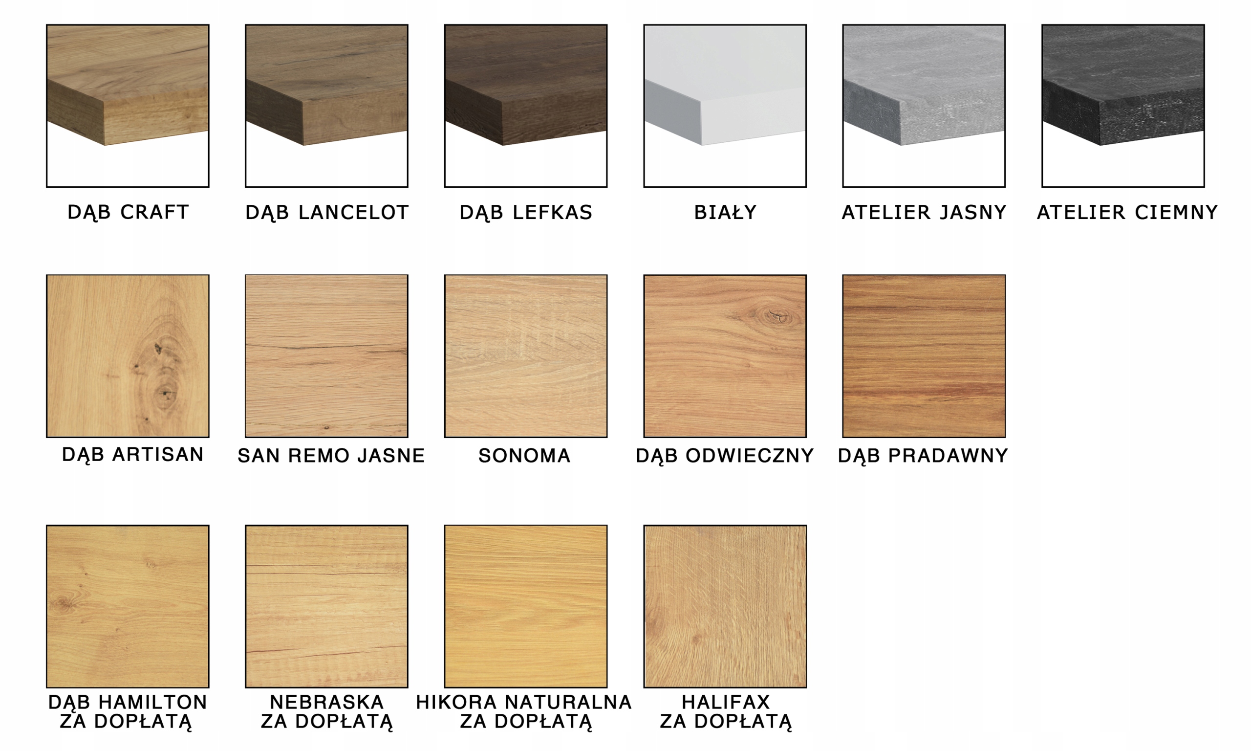 Stół rozkładany 90x90x190 DĄB ARTISAN + 10 krzeseł Wysokość siedziska 46 cm