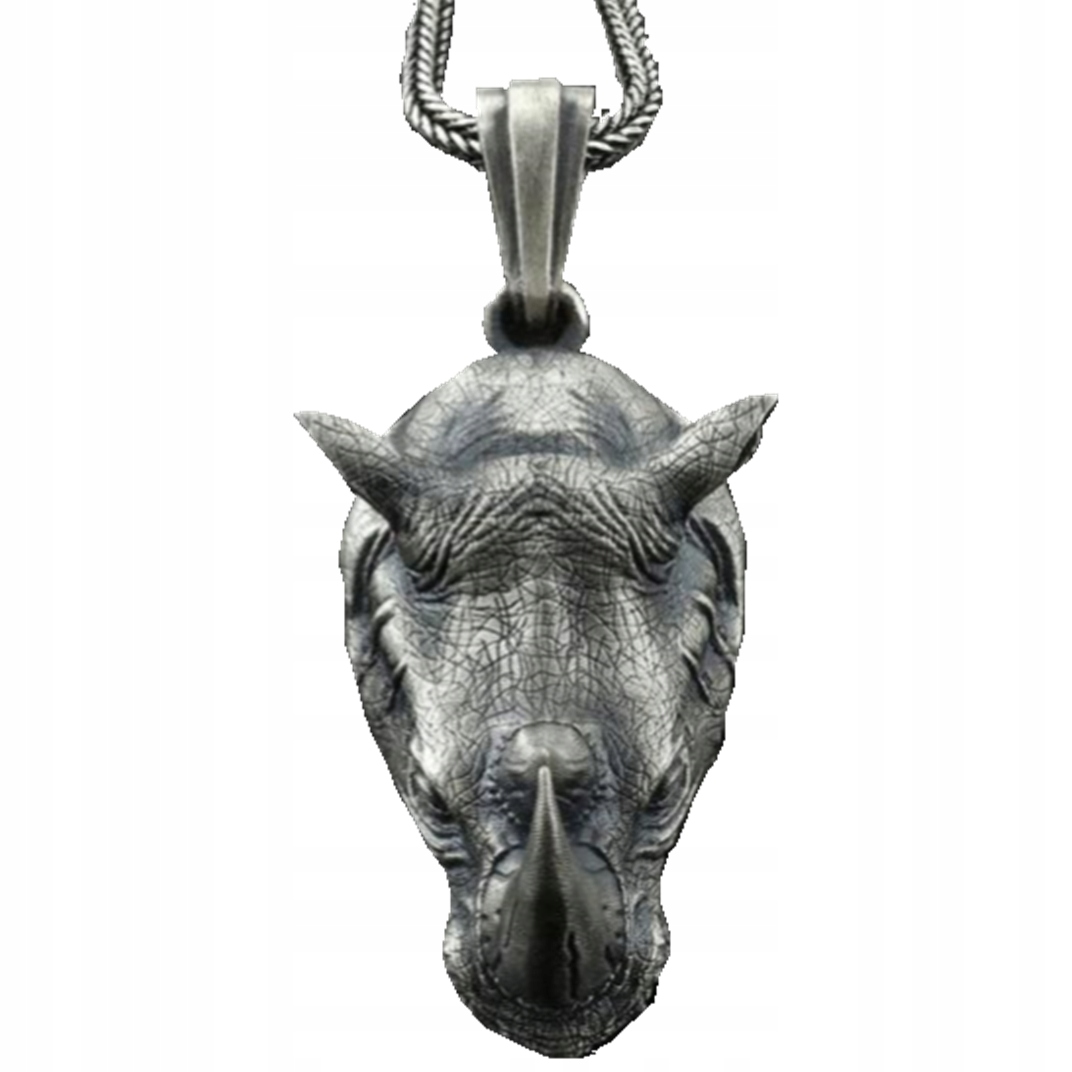 

Naszyjnik Nosorożec Ochrona Amulet Mitologia 138