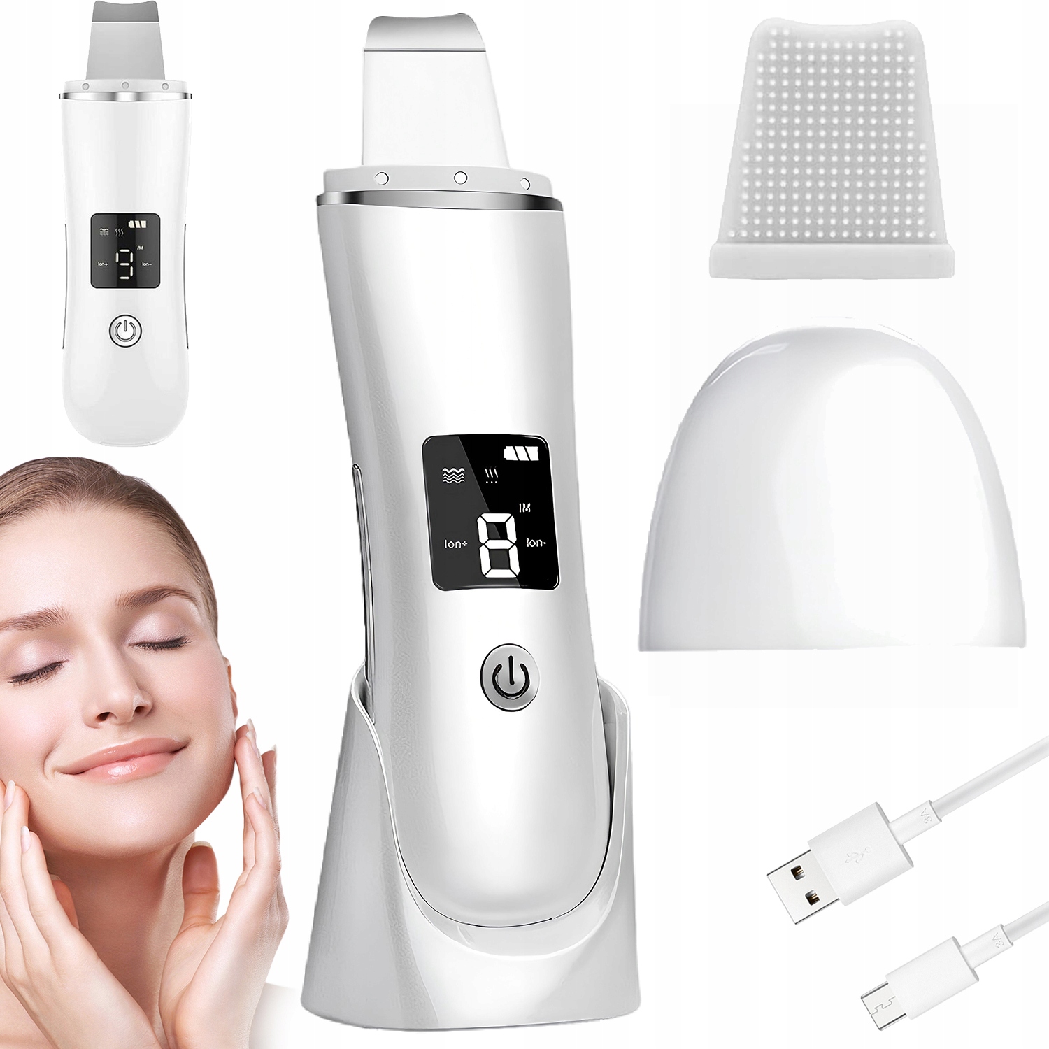 Vysavač Černých Teček Pro Odstraňování Černých Teček, Přenosný Led Displej