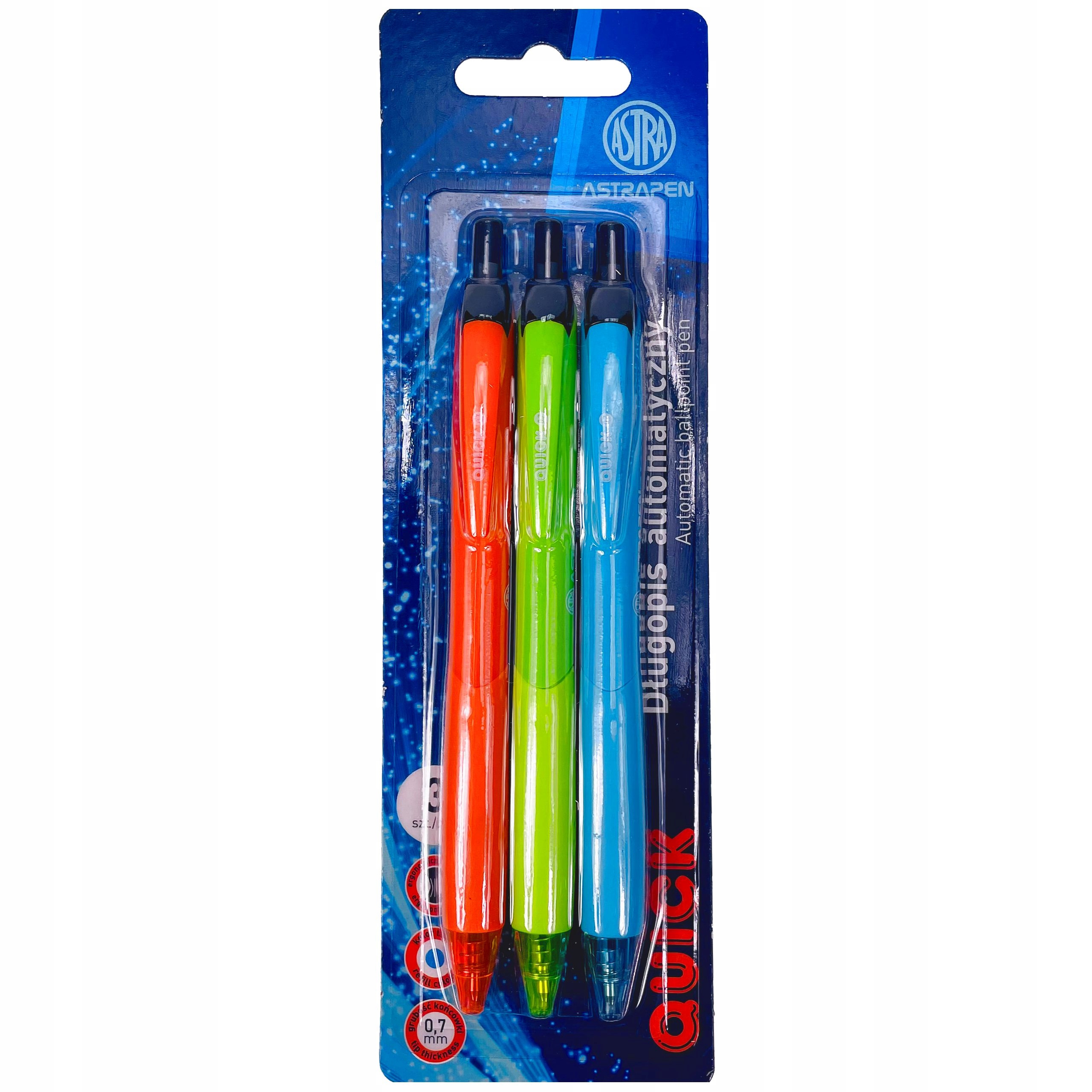 

Długopis automatyczny Quick Astra Pen 3 szt.