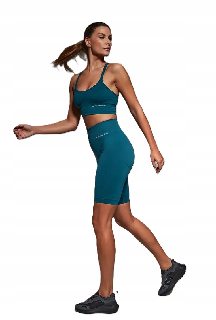 GATTA DAMSKIE SPODENKI DO FITNESSU DOPASOWANE LEGGINSY DO BIEGANIA - L Płeć kobieta