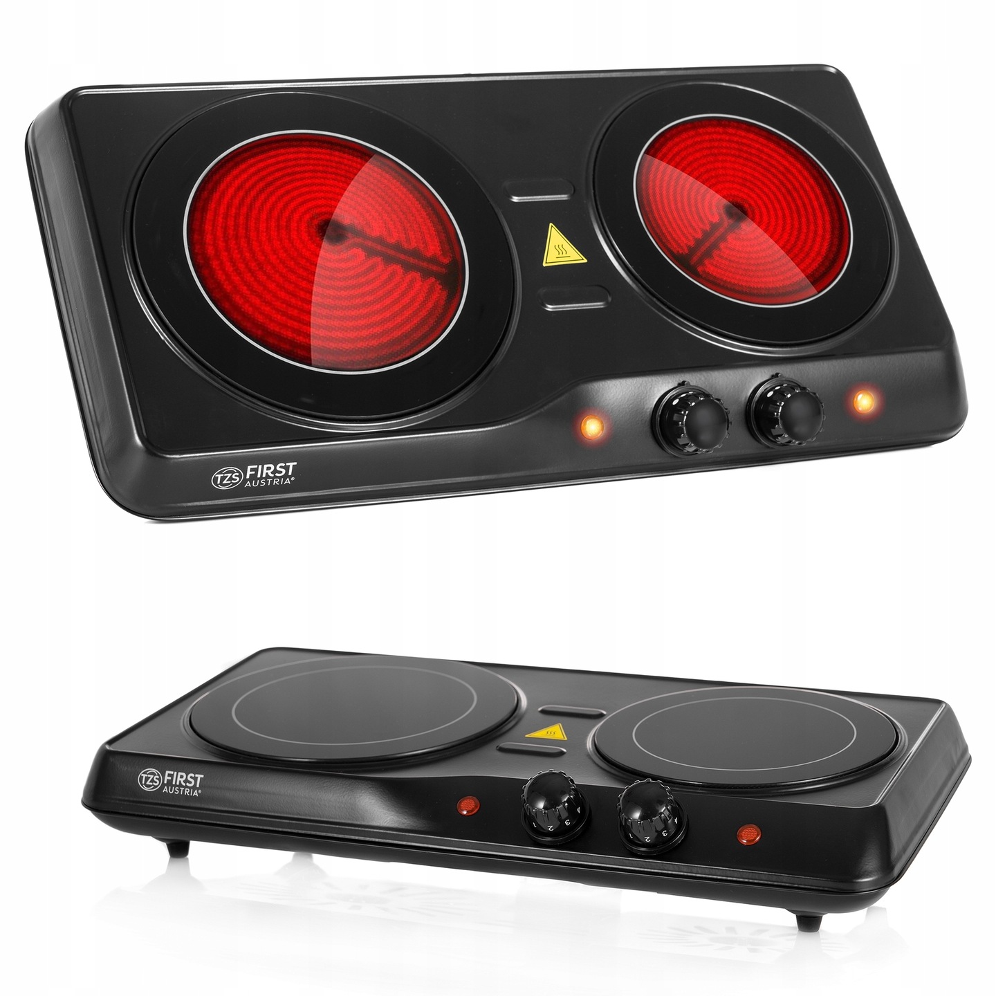 Przenośna Kuchenka Elektryczna 2 Regulowane Palniki 2000 W