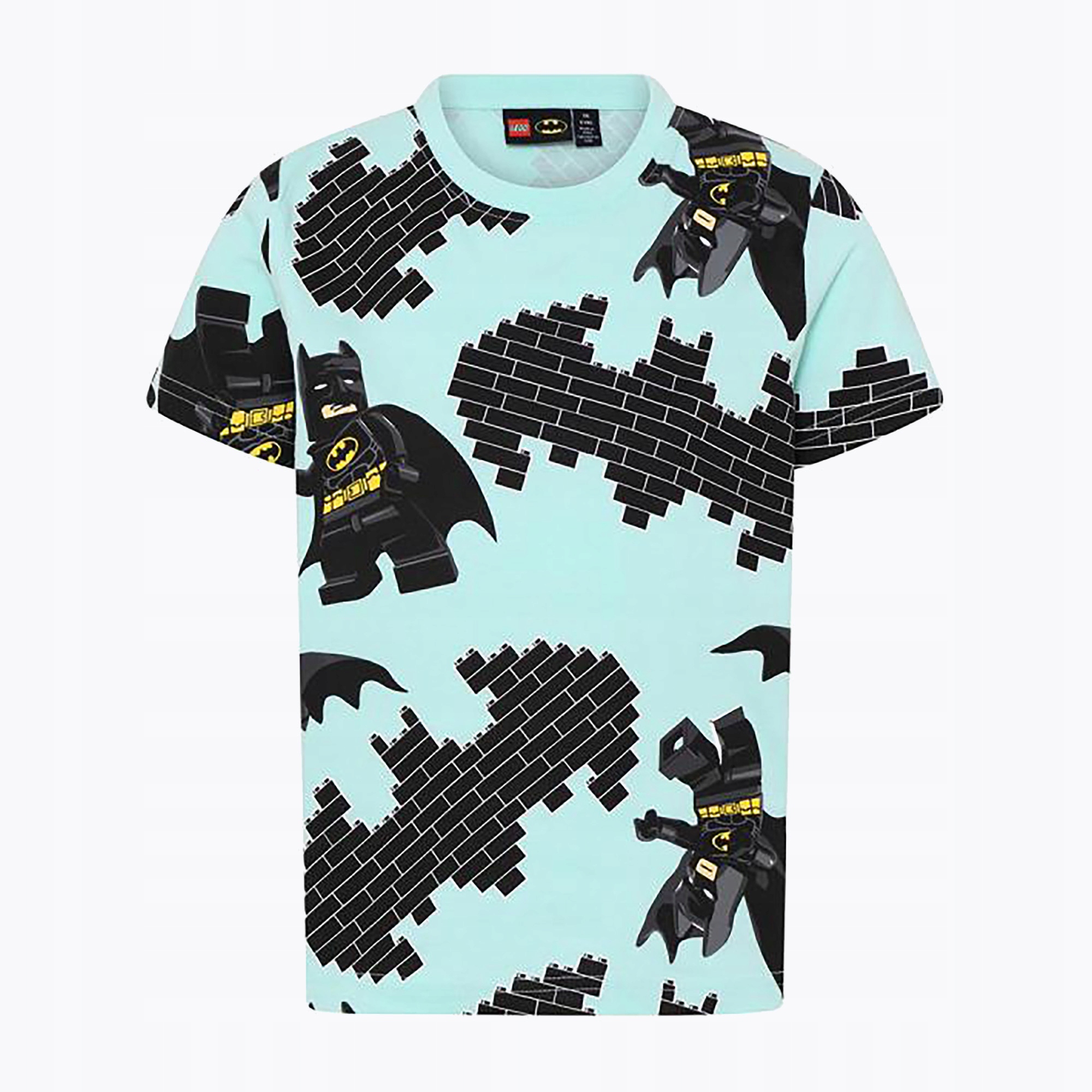 Koszulka trekkingowa dziecięca LEGO niebieska 140 Kolekcja wiosna2023