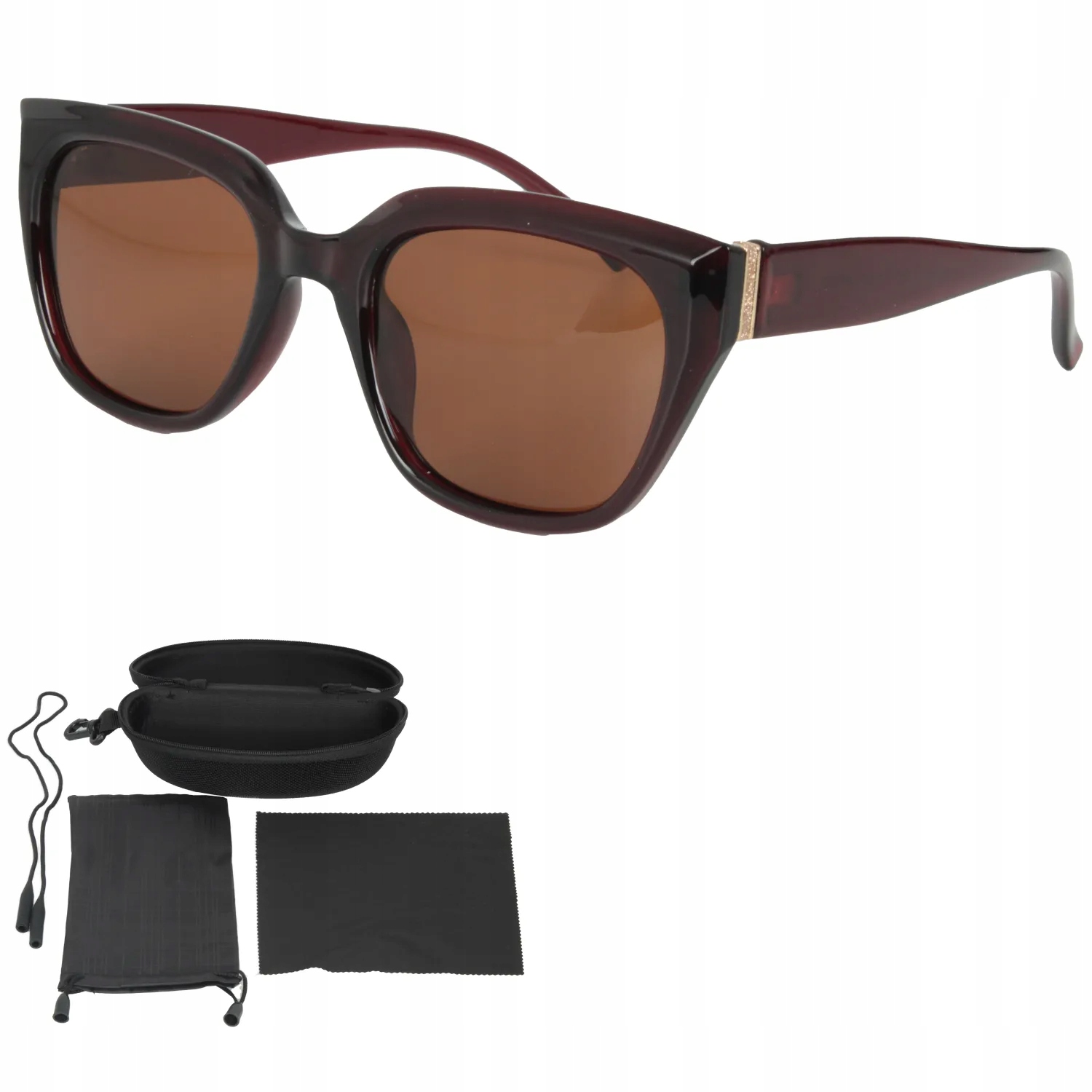 Polar Fashion PR9182C2 Hnědé polarizační sluneční brýle