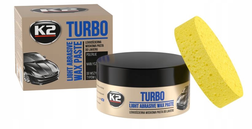 K2 Turbo Tempo Pasta polerska do lakieru 250g