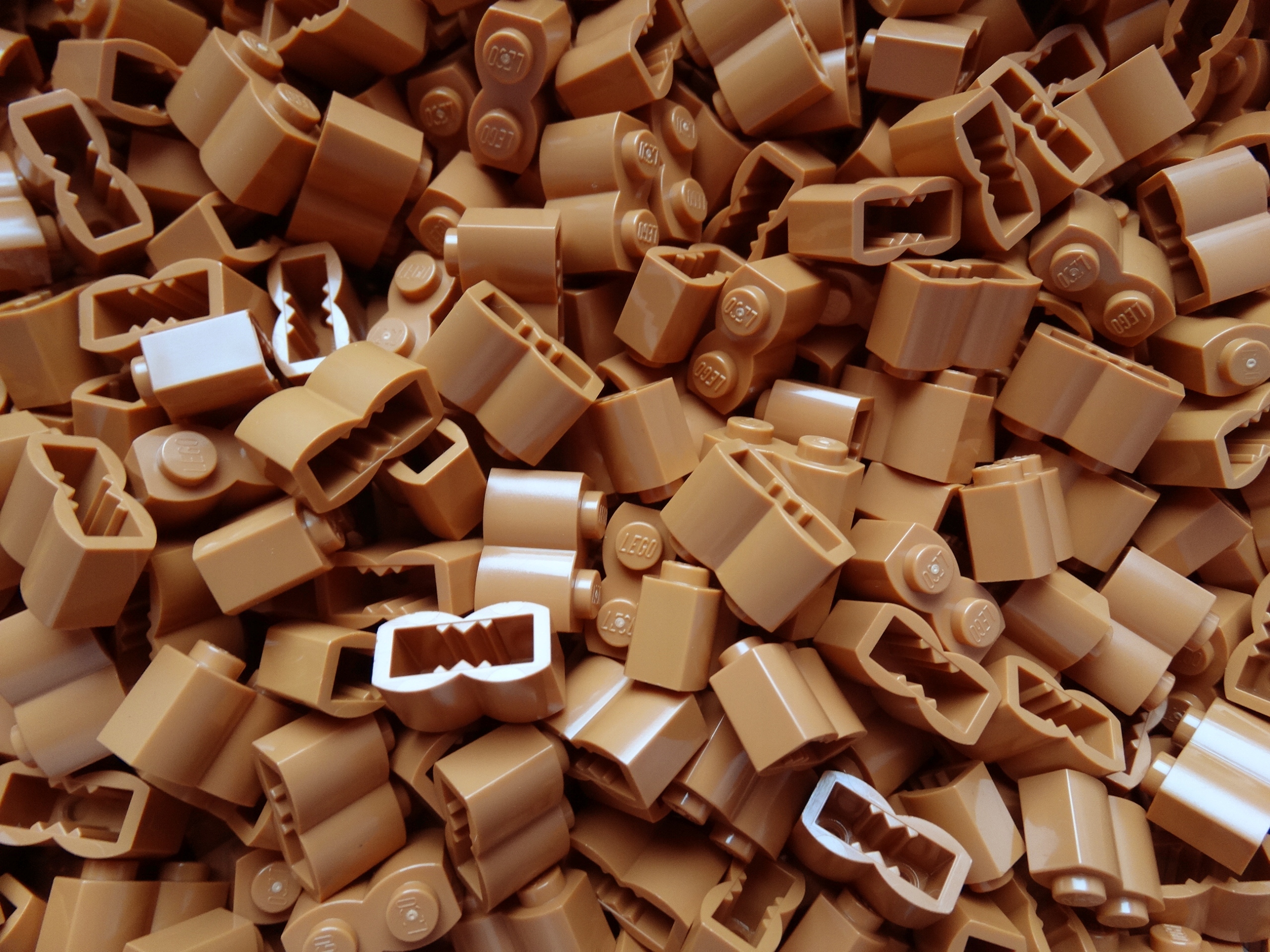

Lego 30136 brick palisada 1x2 Medium Nougat 20 szt