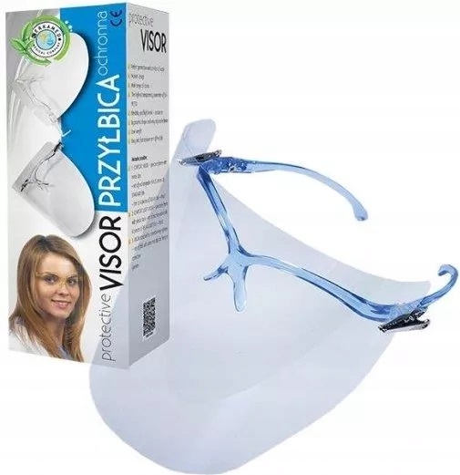 PRZYŁBICA OCHRONNA CERKAMED COMFORT STANDARD: ZESTAW OPRAWKA + 5szt. FOLII Marka Cerkamed