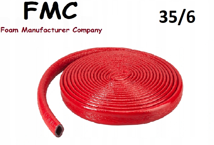 

Otulina izolacyjna izolacja rur czerwona 35/6 10 m