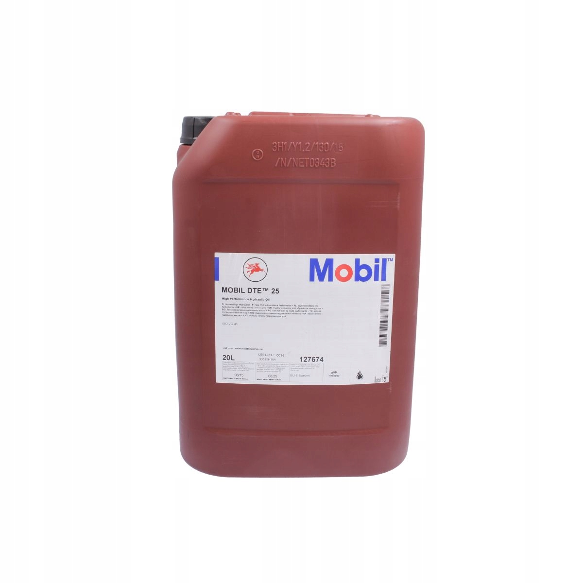 Hydraulický olej Mobil Dte 25 20L balíček pre vodiča #14