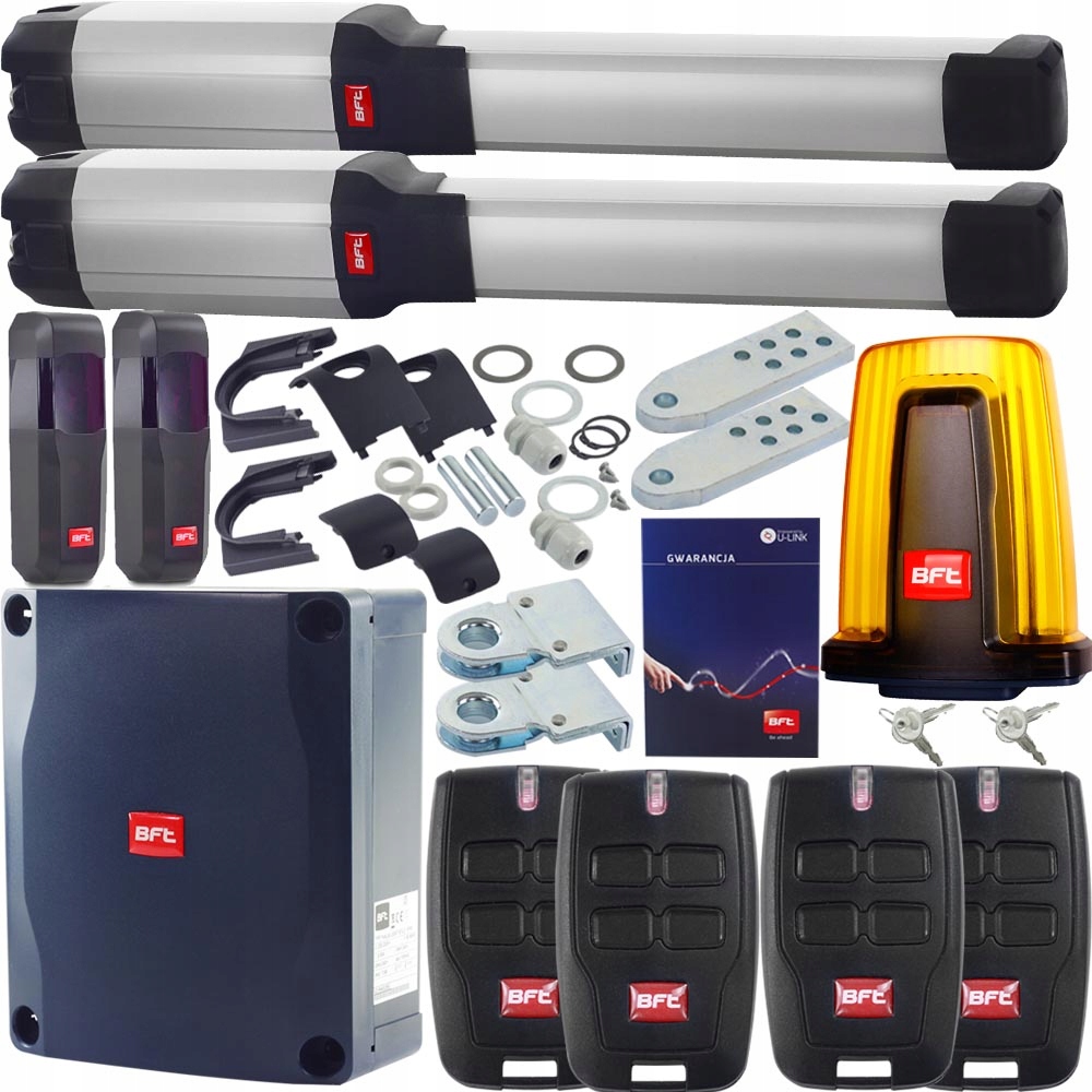 

Siłownik Do Bram Bft Phobos Bt A25 4x Pilot Lampa