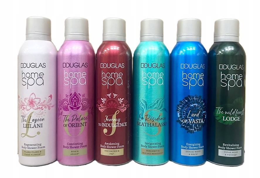Douglas Home Spa Pianka pod prysznic 6x200ml MIX