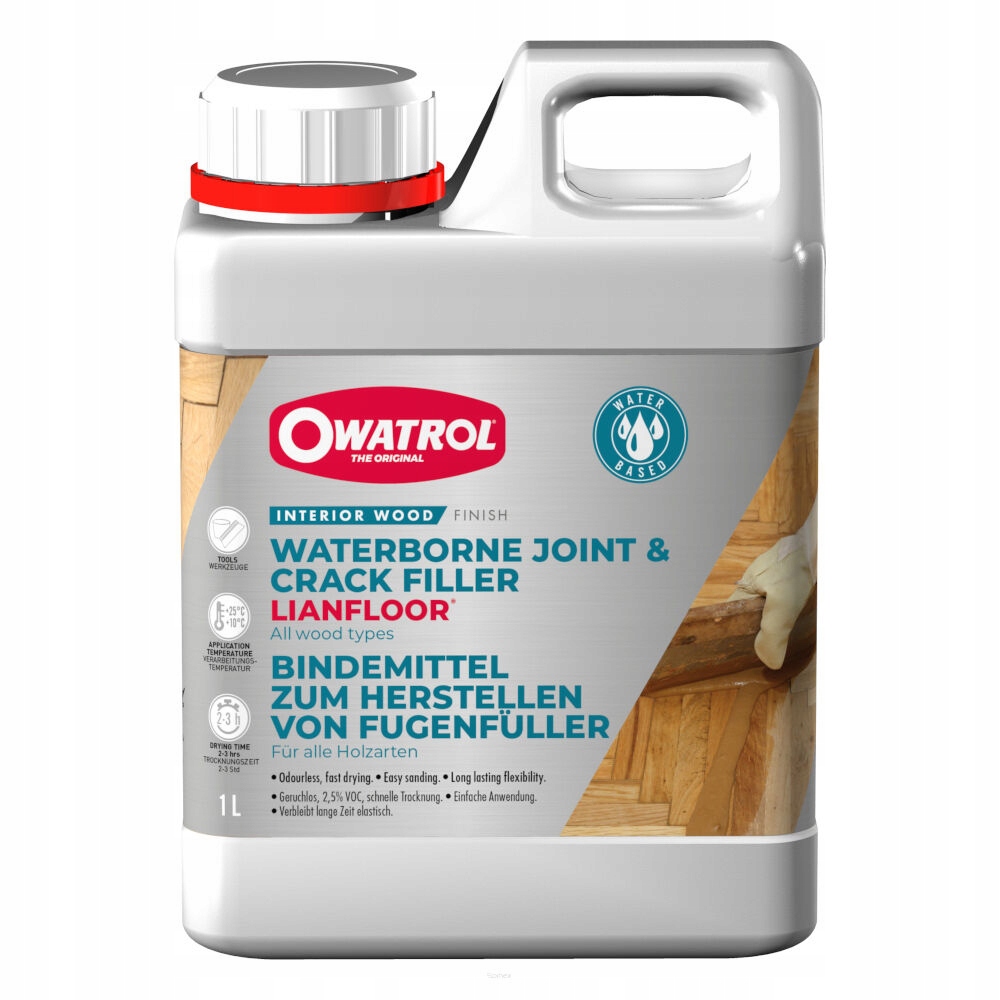Owatrol Lianfloor 1L akrylová vodní spára pro parkety a dřevěné podlahy