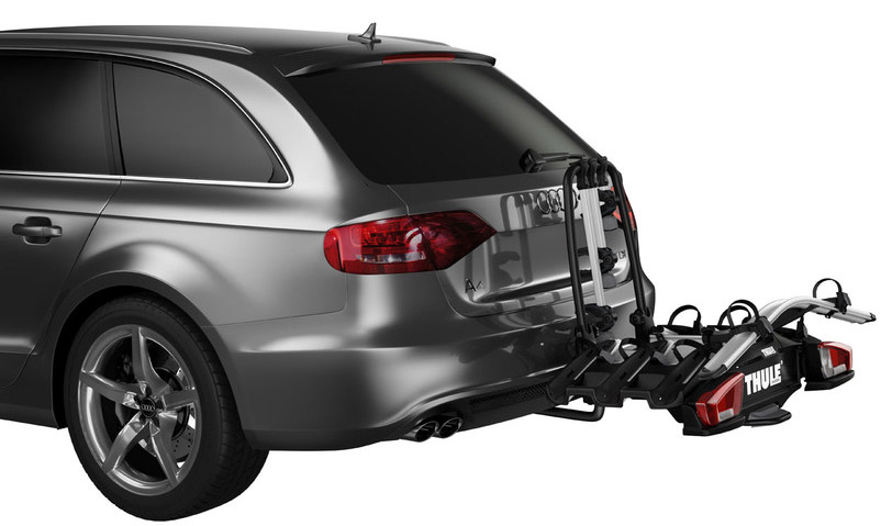 ZAMYKANY BAGAŻNIK UCHWYT NA HAK NA 4 ROWERY THULE VeloCompact 926 +POKROWCE Nośność uchwytu 60 kg