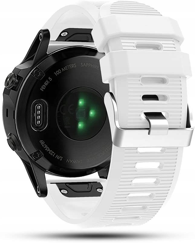 BIAŁY Silikonowy Pasek Garmin FENIX 7X Solar Marka Garmin
