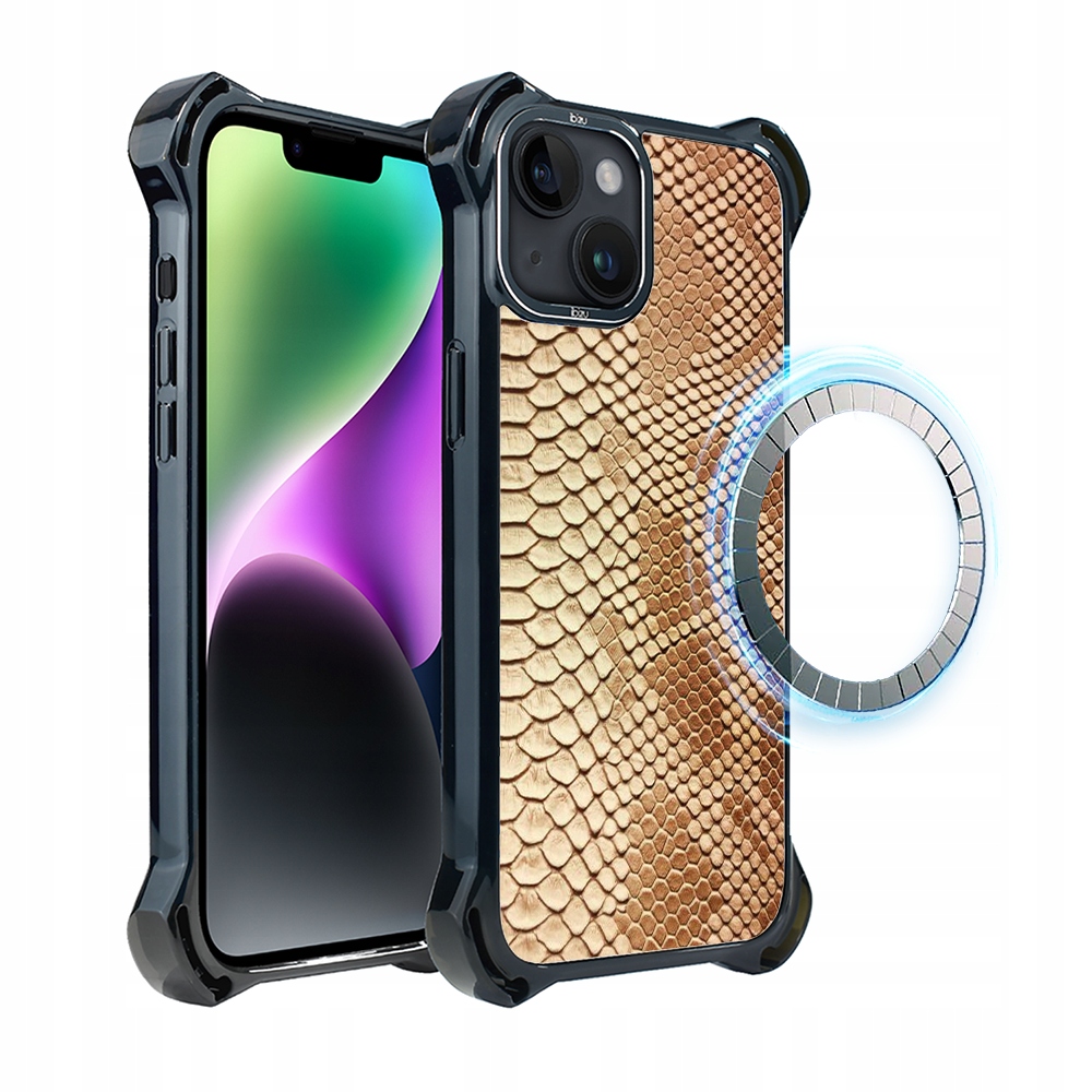 Pouzdro pro iPhone 14 Ibizu DropGuard Ultra s MagSafe, hadice