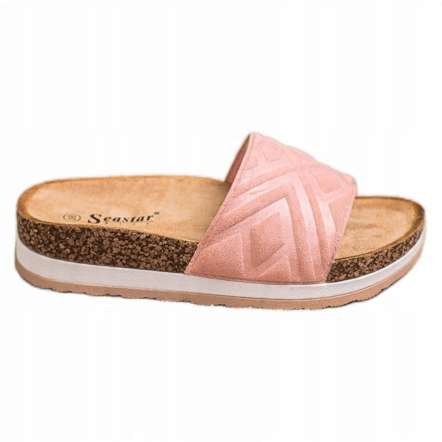 

Różowe Skóra ekologiczna Buty Seastar r.39