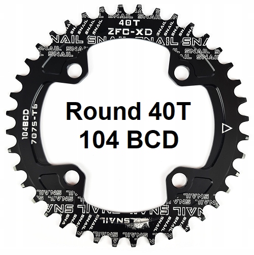 Звездочка узкая широкая 40т черная улитка