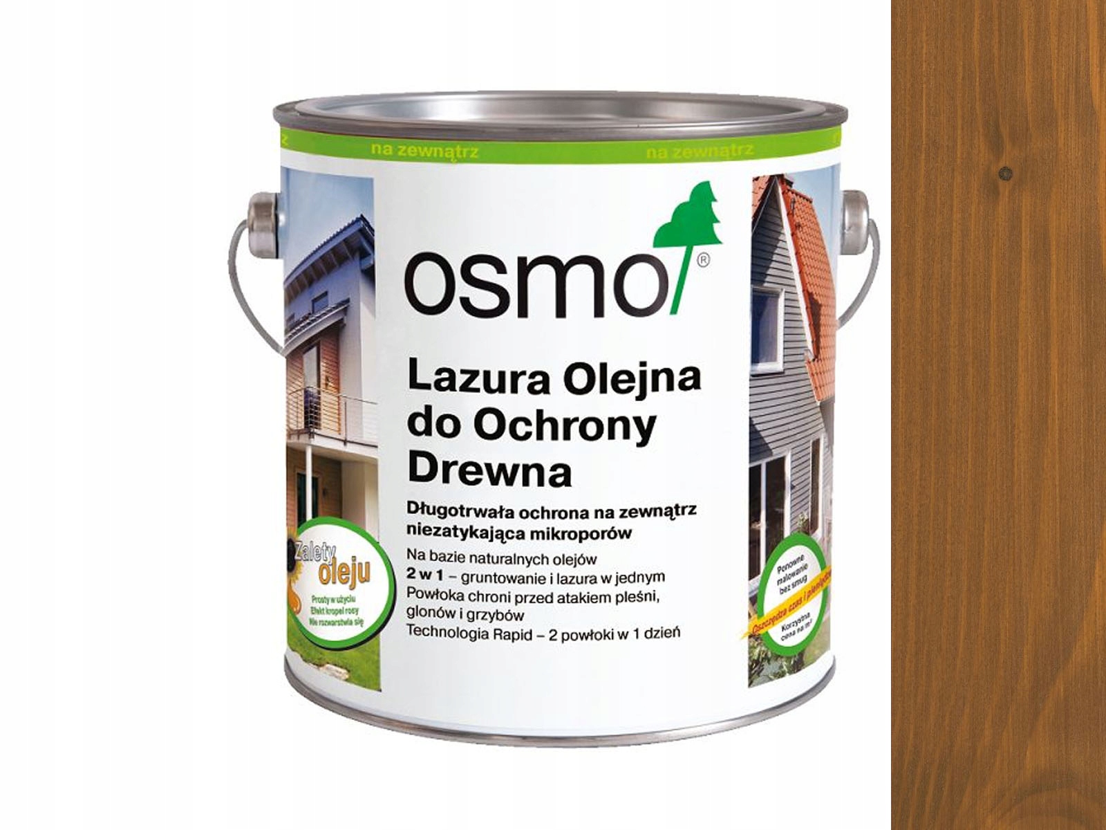 

Osmo 706 Lazura Ochronna do drewna Dąb 0,125L