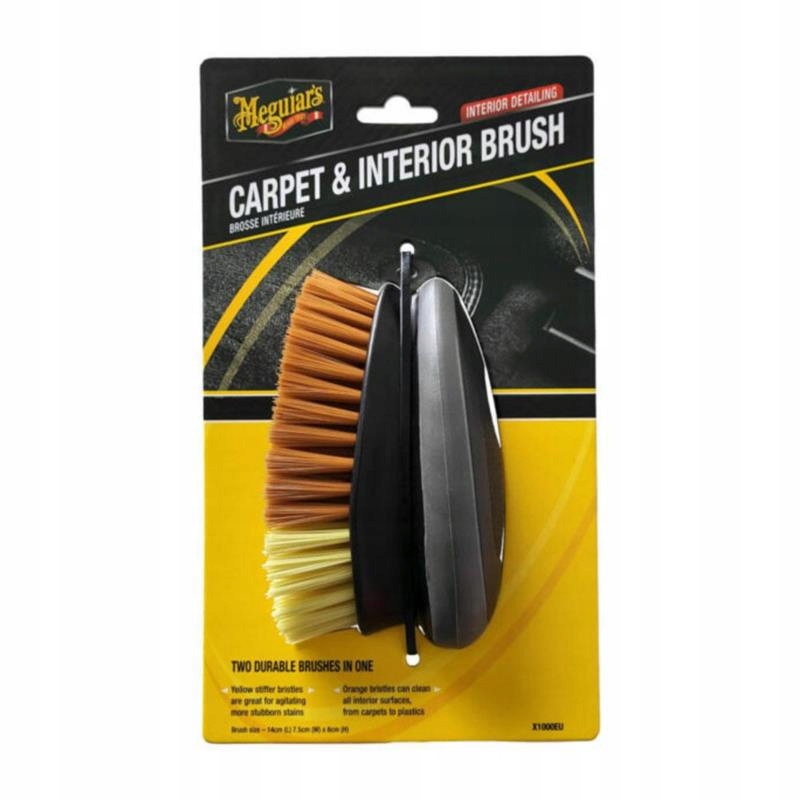 Meguiars Carpet And Interior Brush – Szczotka do tapicerki i dywaników 2w1