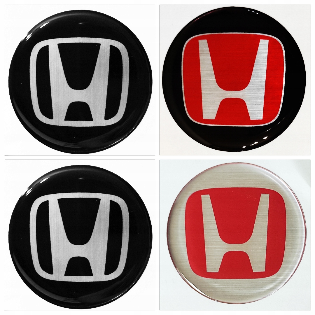 

Emblemat Logo Znaczek Srebrne-chrom 3D Honda 60 mm