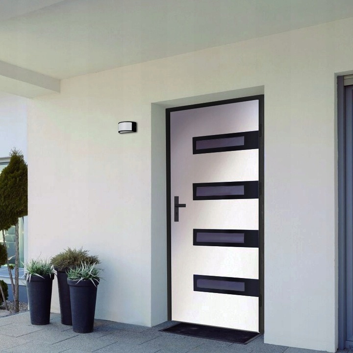 Kinkiet zewnętrzny lampa ogrodowa zewnętrzna elewacyjna ścienna E27 LED Moc źródła światła 40 W