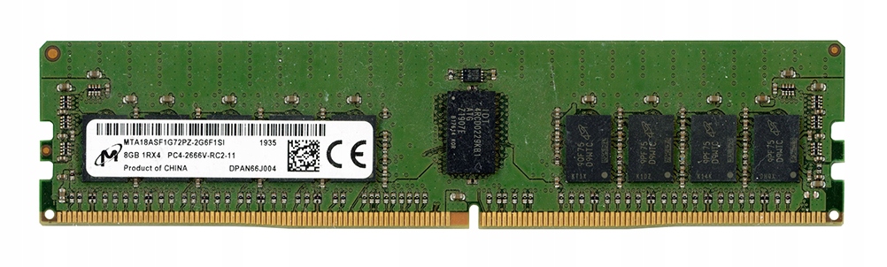 Micron MTA18ASF1G72PZ-2G6F1SI DDR4 8GB 2666MHz Ecc