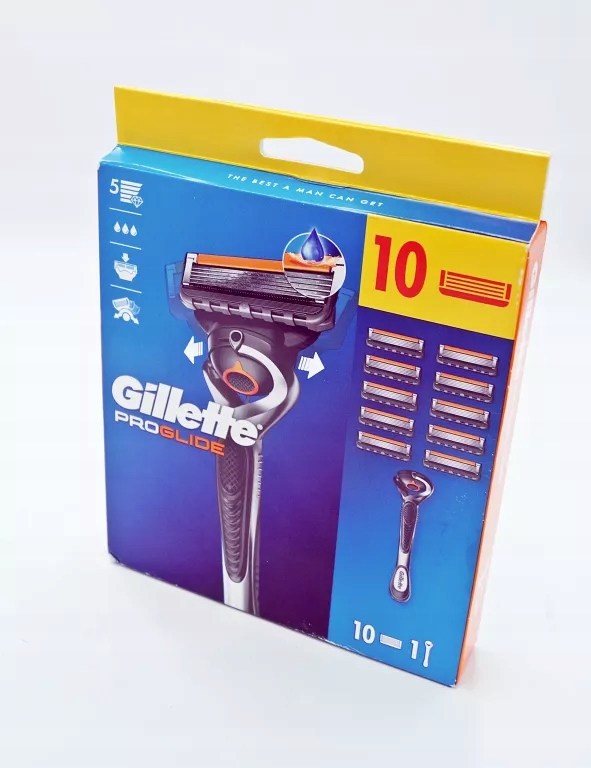 Gillette Proglide Maszynka Do Golenia Dla Mężczyzn 10 Ostrzy Wymiennych