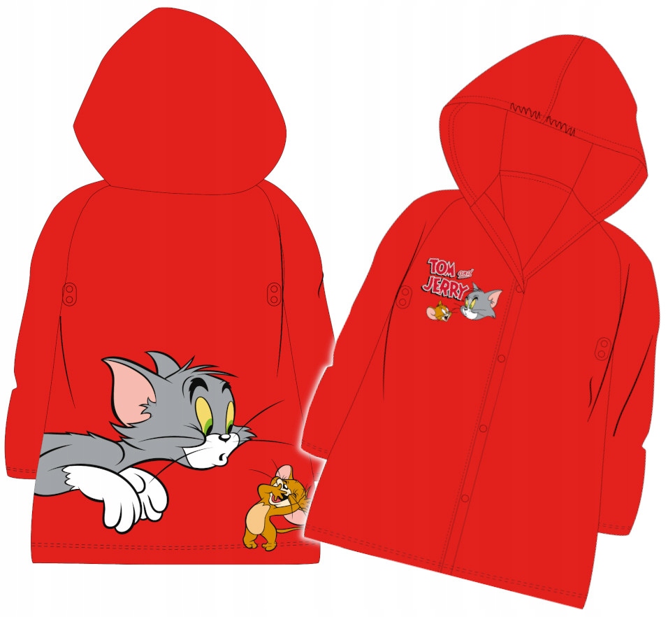 

Tom Jerry Płaszcz Przeciwdeszczowy 122/128 R057U
