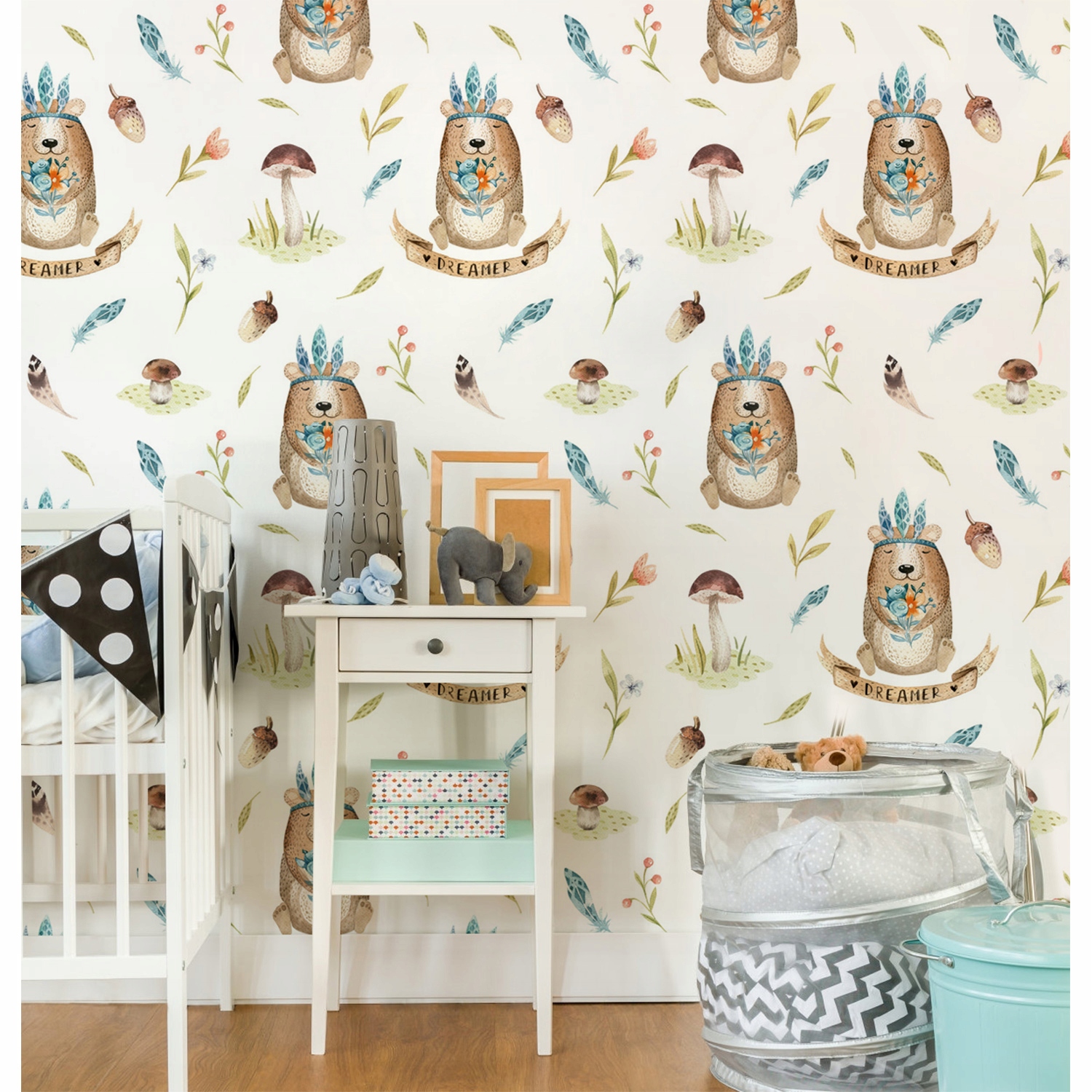 

Flizelinowa tapeta Z niedźwiedziem 208x146 + klej