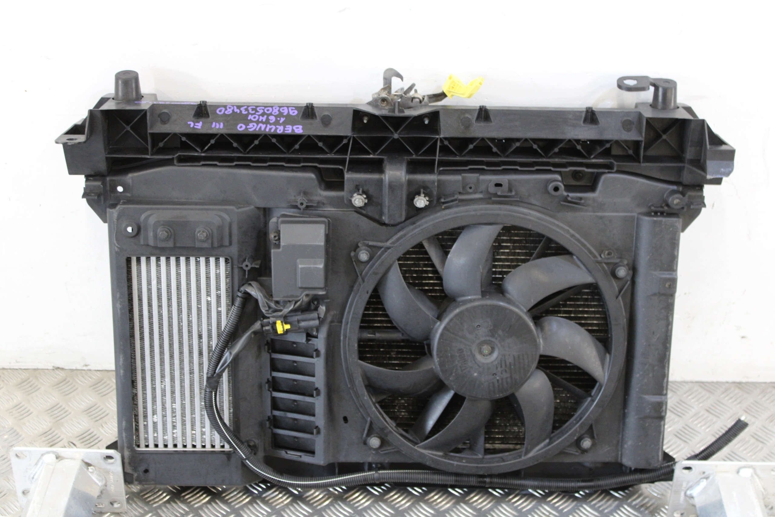 support panel for radiators front radiator pillar CITROEN BERLINGO III 3 LIFT 1.6 HDI