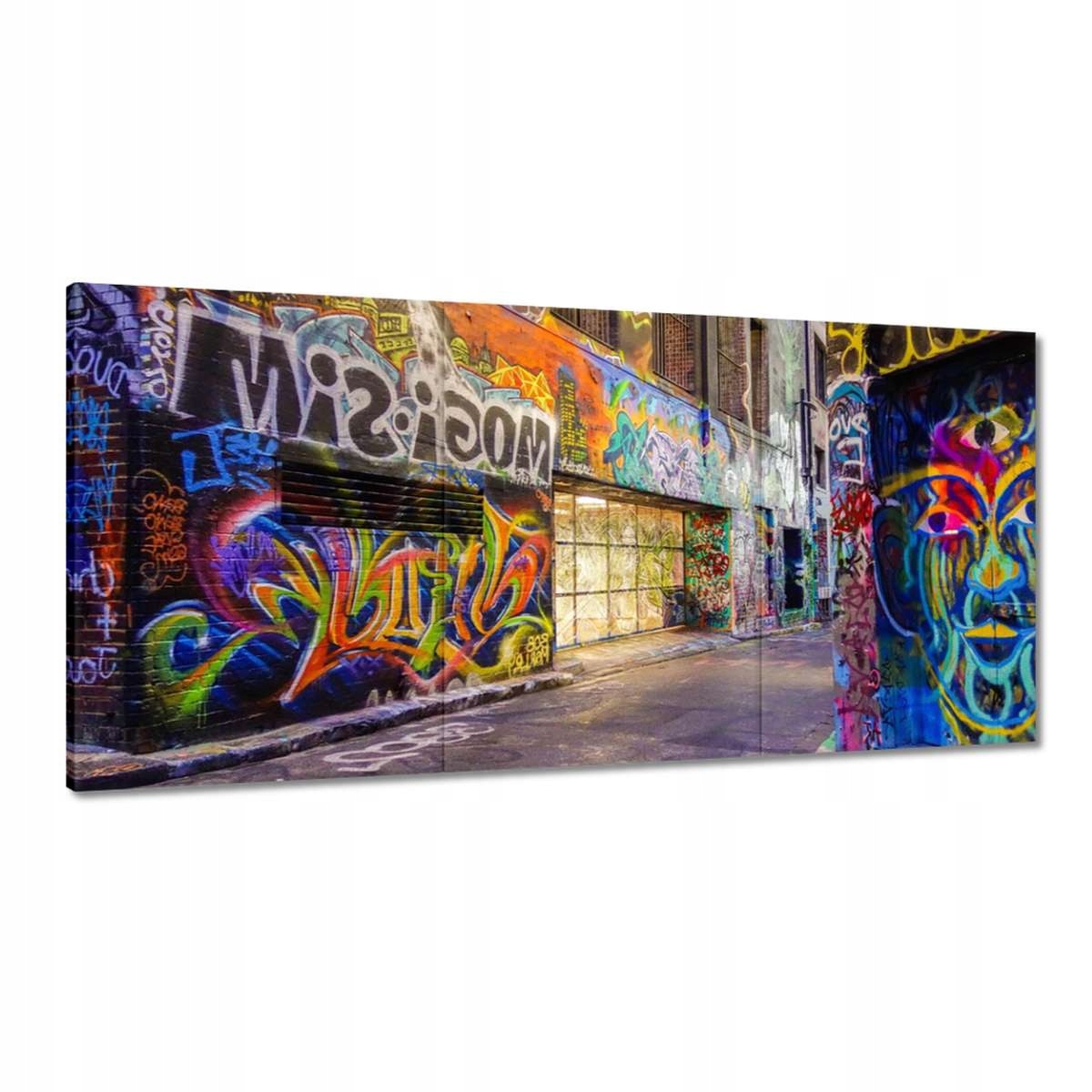 Obrazy 180x90 Graffitti Mural