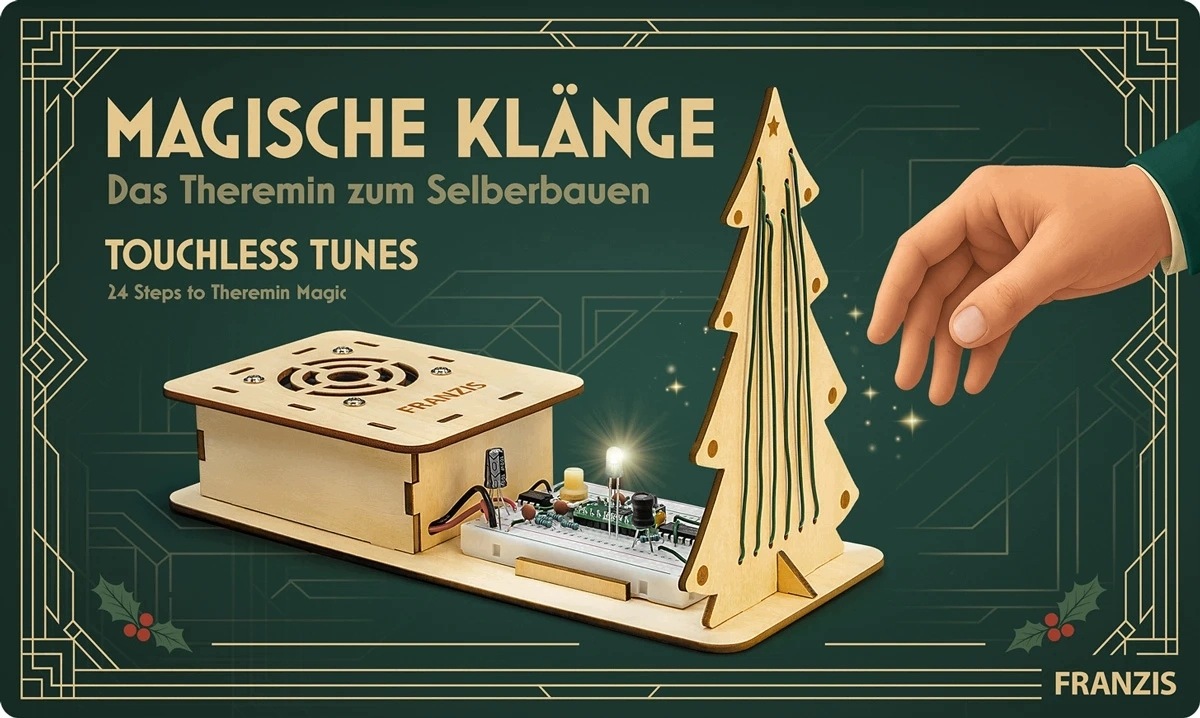 Teremin Diy Adventní kalendář Hrající vánoční stromek