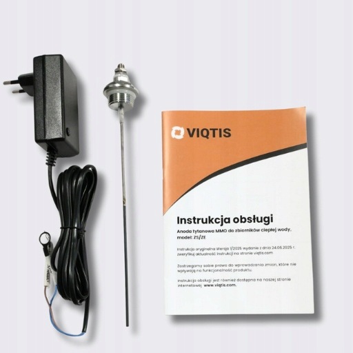 Titanová anoda 476 mm 3/4'' 180 mA pro nerezovou nádrž 200-500 l