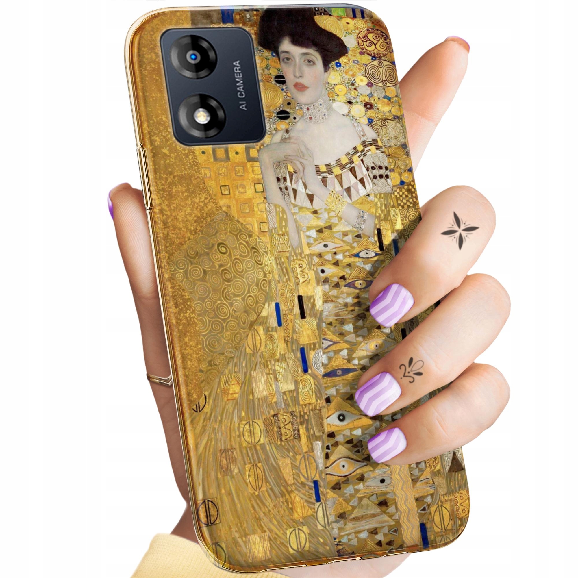 Etui Do Motorola Moto E13 Klimt Gustav Pocałunek Obudowa Pokrowiec