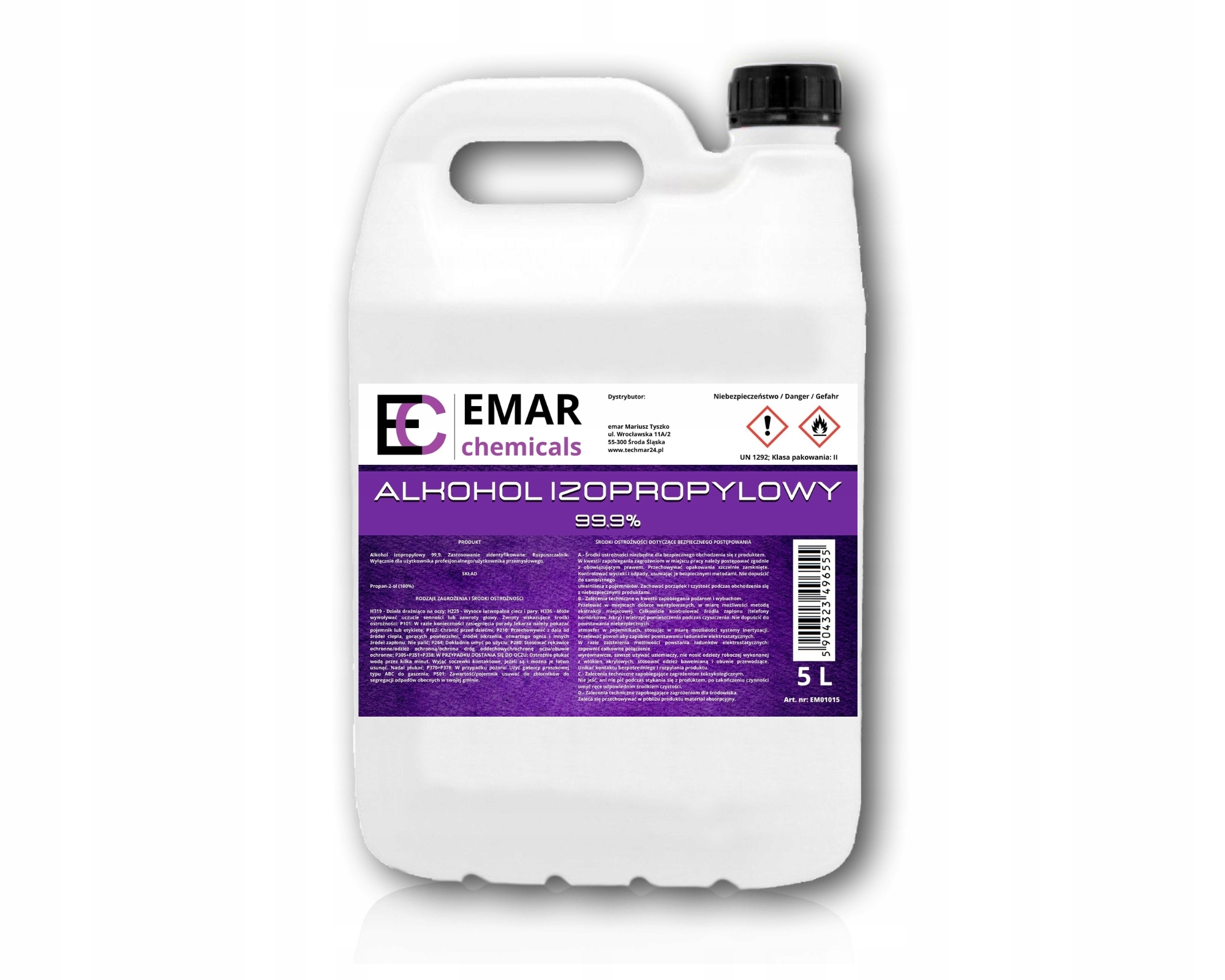 

Ipa Czysty Alkohol Izopropylowy Izopropanol 99% 5L