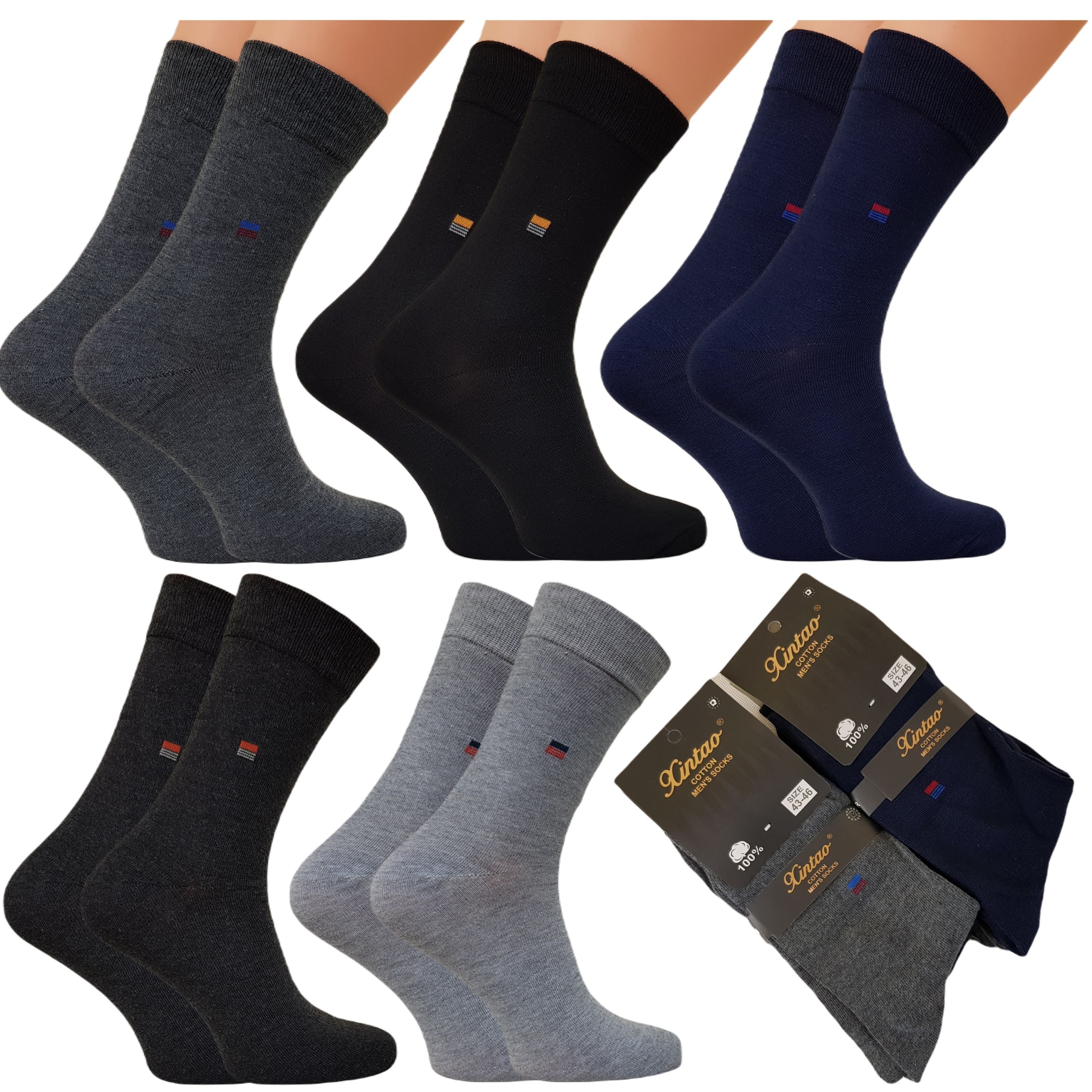 

5x Skarpety Skarpetki Męskie Bawełniane