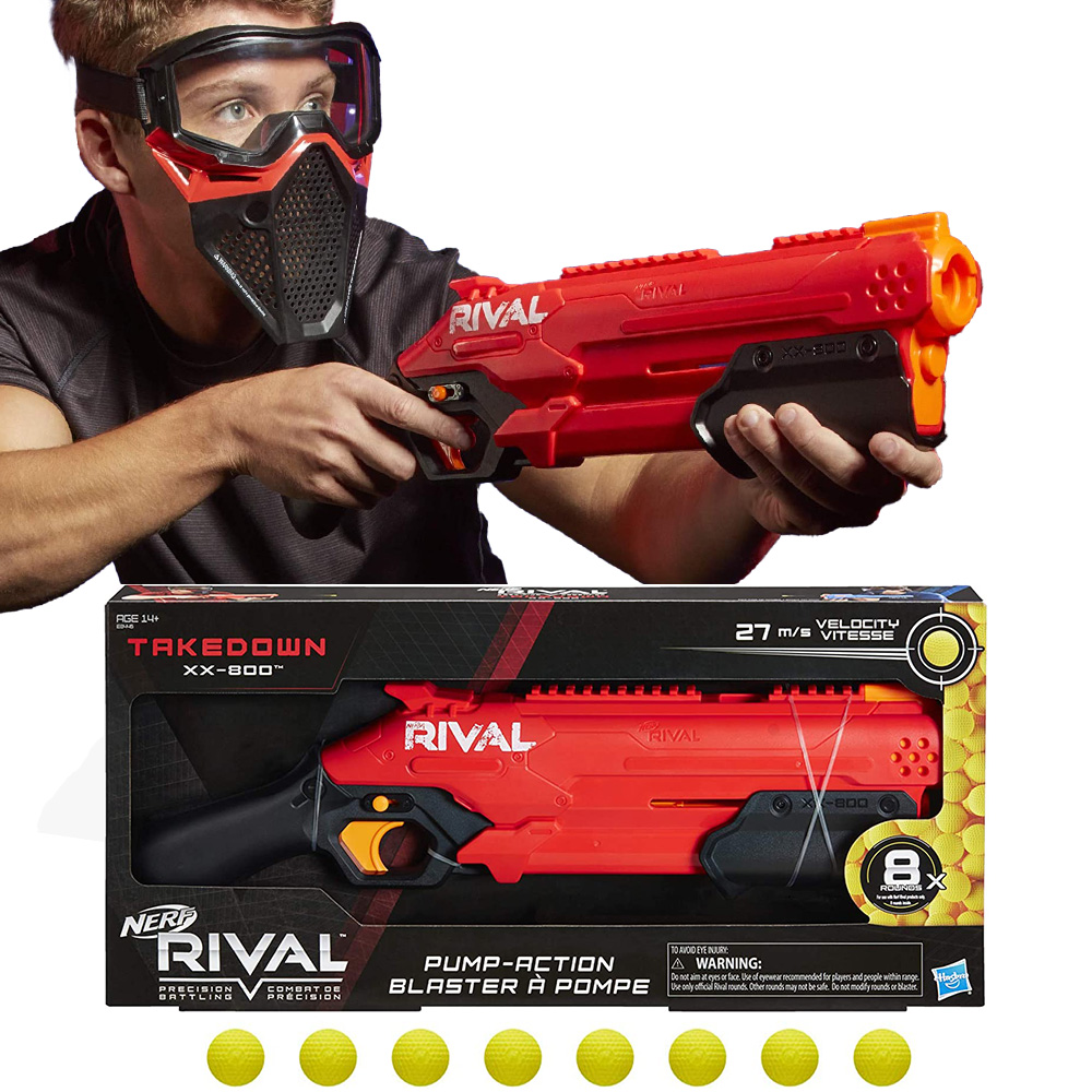 

Nerf Rival Pistolet Shotgun Takedown XX-800 E8446